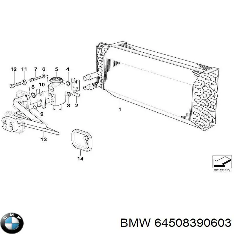 64501363570 BMW 