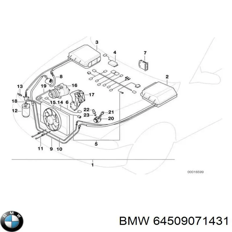  BMW 64509071431 цена, от 7.03 USD