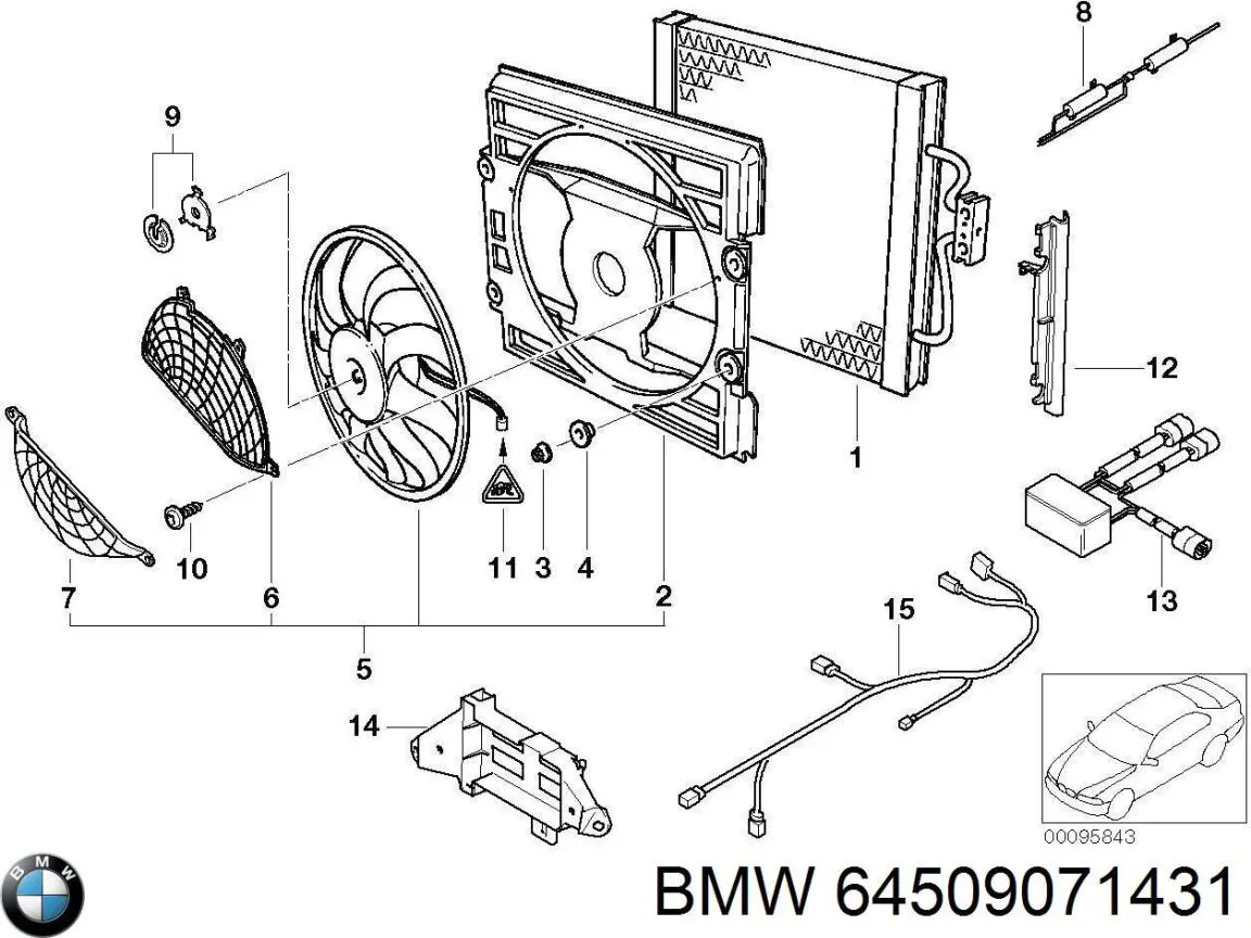  64509071431 BMW