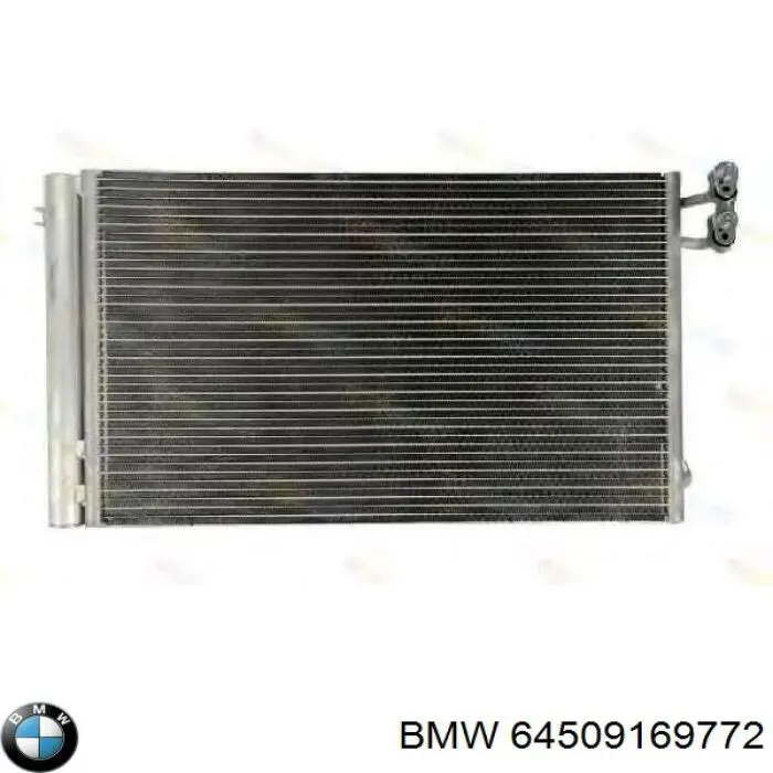 64509169772 BMW радиатор кондиционера