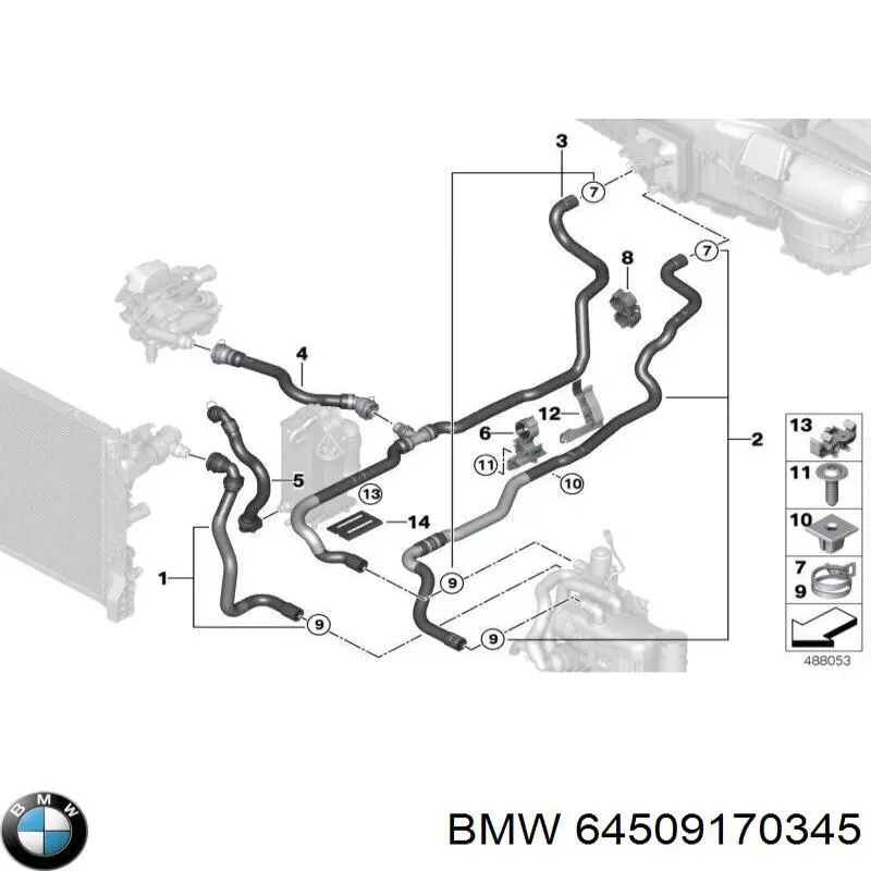  64509170345 BMW