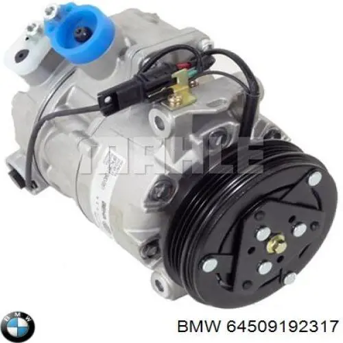 Компрессор системы кондиционирования BMW 64529195977 цена, от 495.72 USD