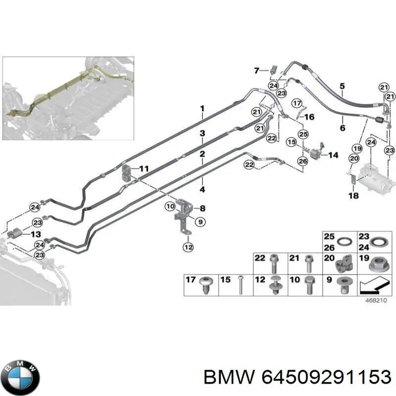  64509291153 BMW