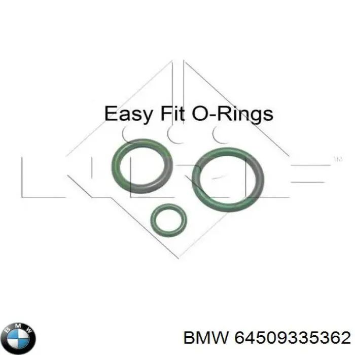 64509335362 BMW radiador de aparelho de ar condicionado