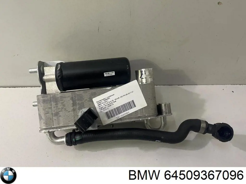 Купить 64509367096 BMW Радиатор системы охлаждения кондиционера