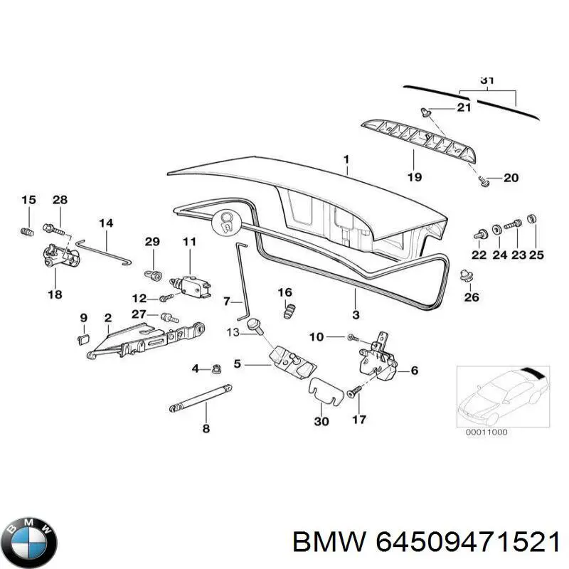  64509471521 BMW