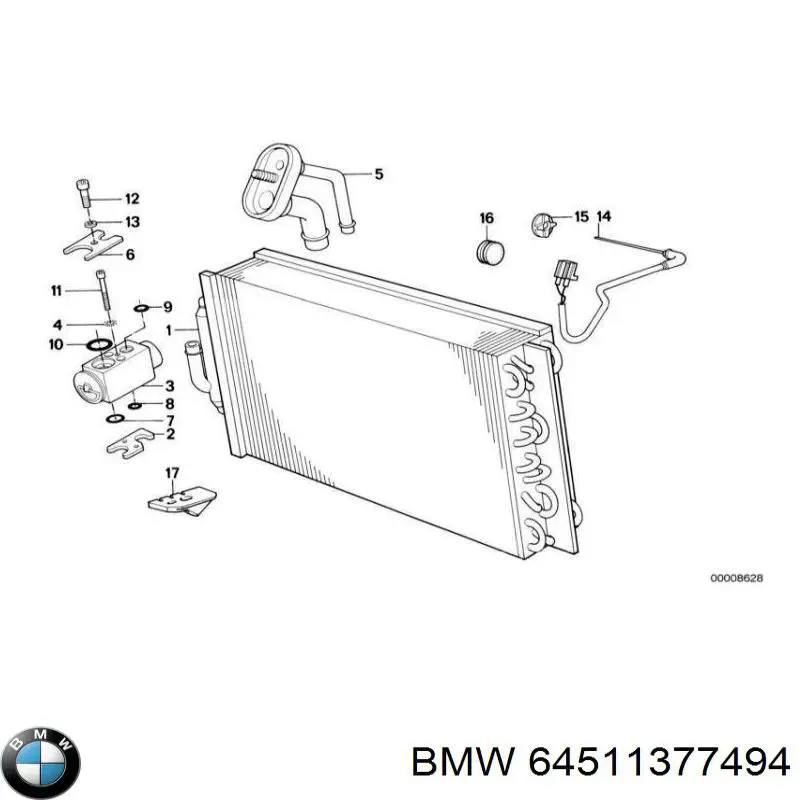  BMW 64511377494 цена, от 10.14 USD