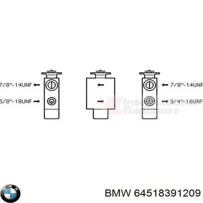 253260109 VAG Терморегулирующий вентиль кондиционера