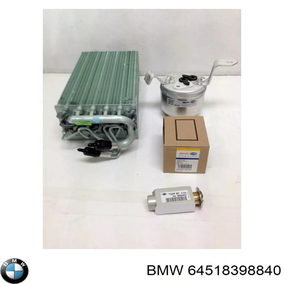 Испаритель кондиционера 64518398840 BMW