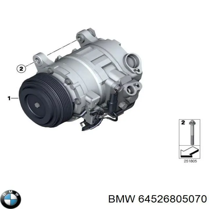 64526805070 BMW 