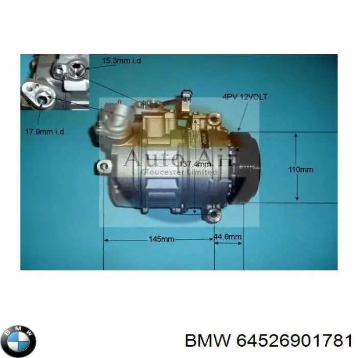 Купить 64526901781 BMW Компрессор климатической установки