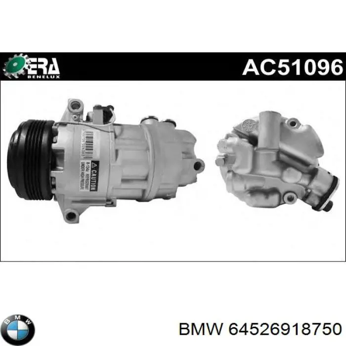 Компрессор кондиционера 64526918750 BMW