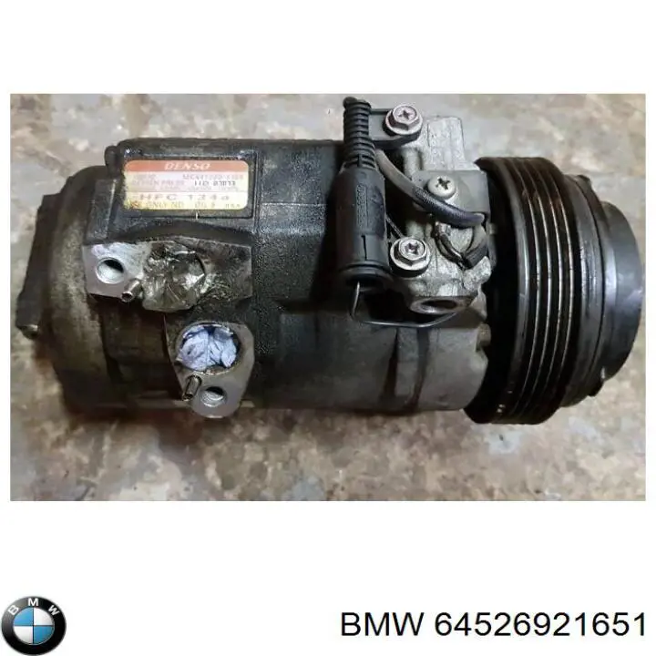 Компрессор кондиционера 64526921651 BMW