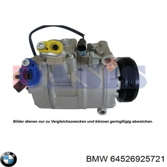 64526925721 BMW compressor de aparelho de ar condicionado