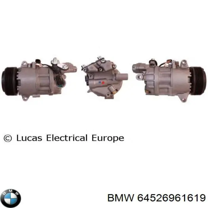 64526961619 BMW compressor de aparelho de ar condicionado