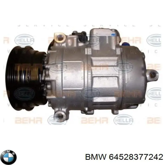 Компрессор кондиционера 64528377242 BMW