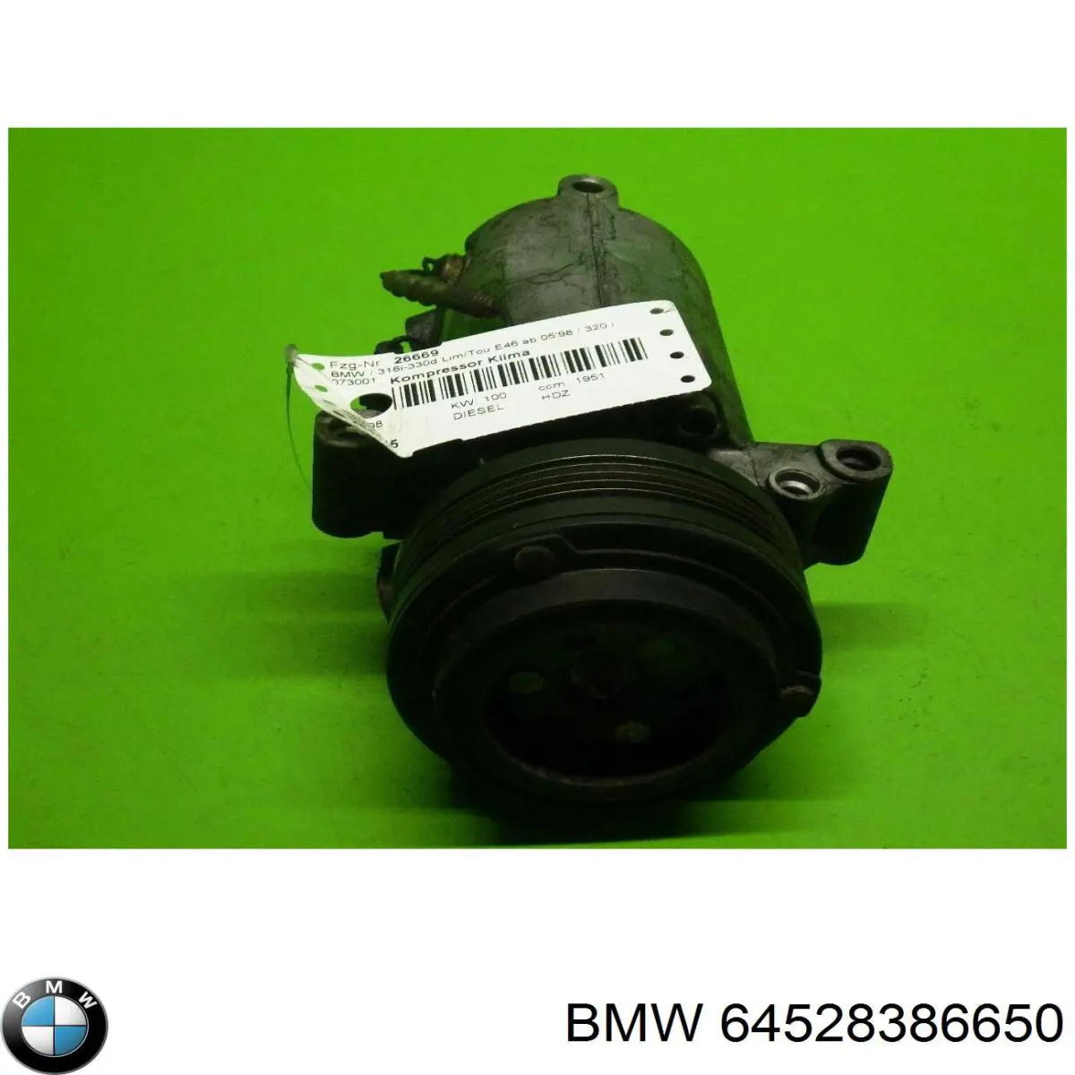 Купить 64528386650 BMW Компрессор климатической установки