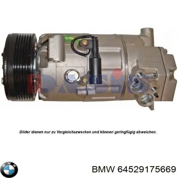 64529175669 BMW компрессор кондиционера
