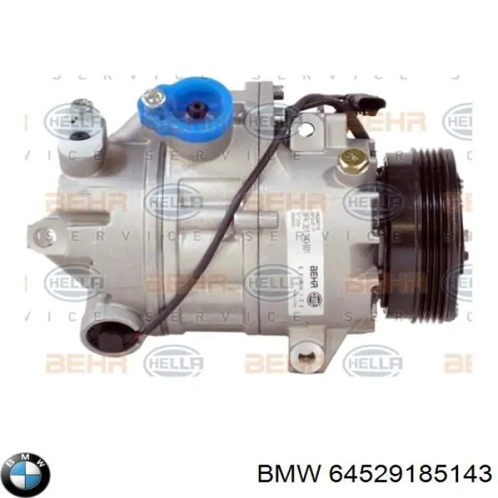 Компрессор кондиционера 64529185143 BMW