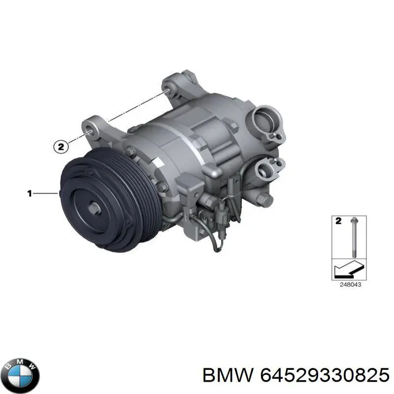 64529330825 BMW compressor de aparelho de ar condicionado