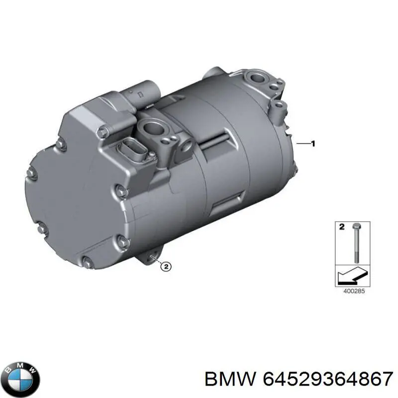 64529364867 BMW компрессор кондиционера