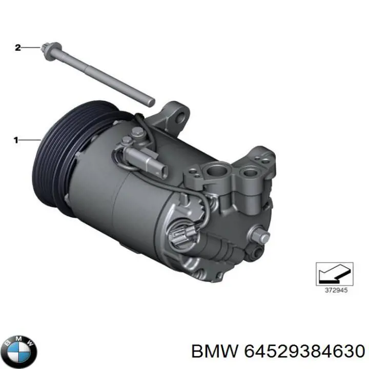 Компрессор кондиционера 794581901 BMW