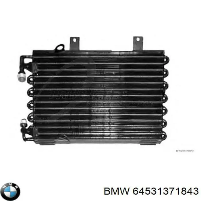 Радиатор кондиционера 64531371843 BMW