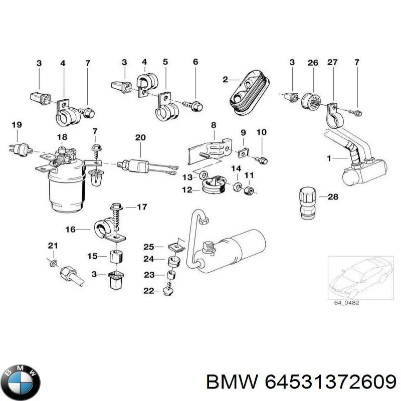  64531372609 BMW