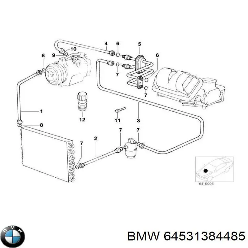  64531384485 BMW