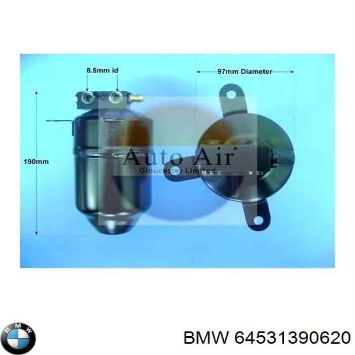 Осушитель кондиционера AC466841 Maxgear