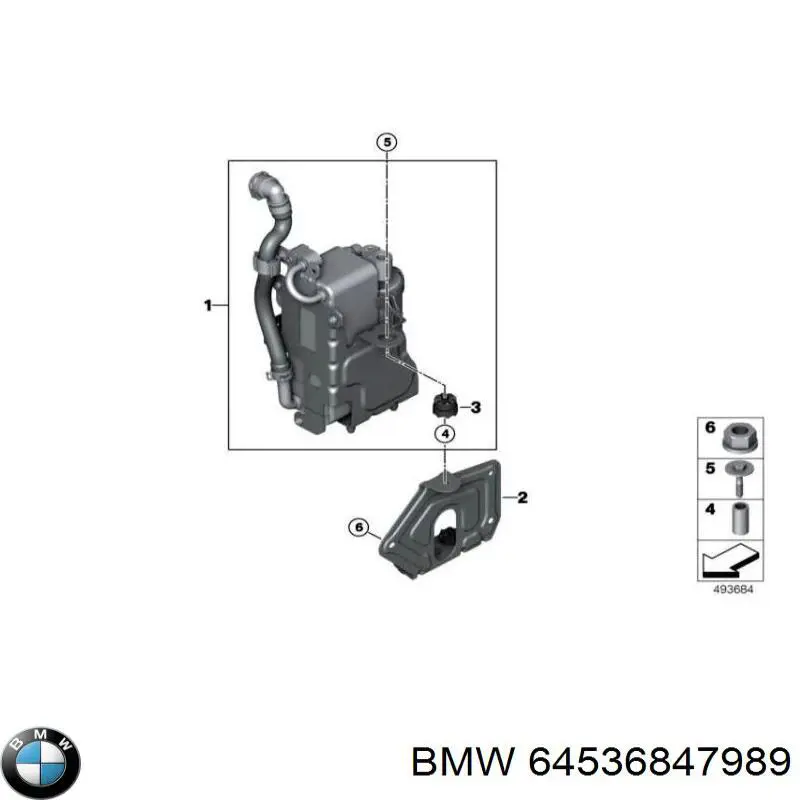 Конденсатор кондиционера BMW 64536847989 цена, от 296.28 USD