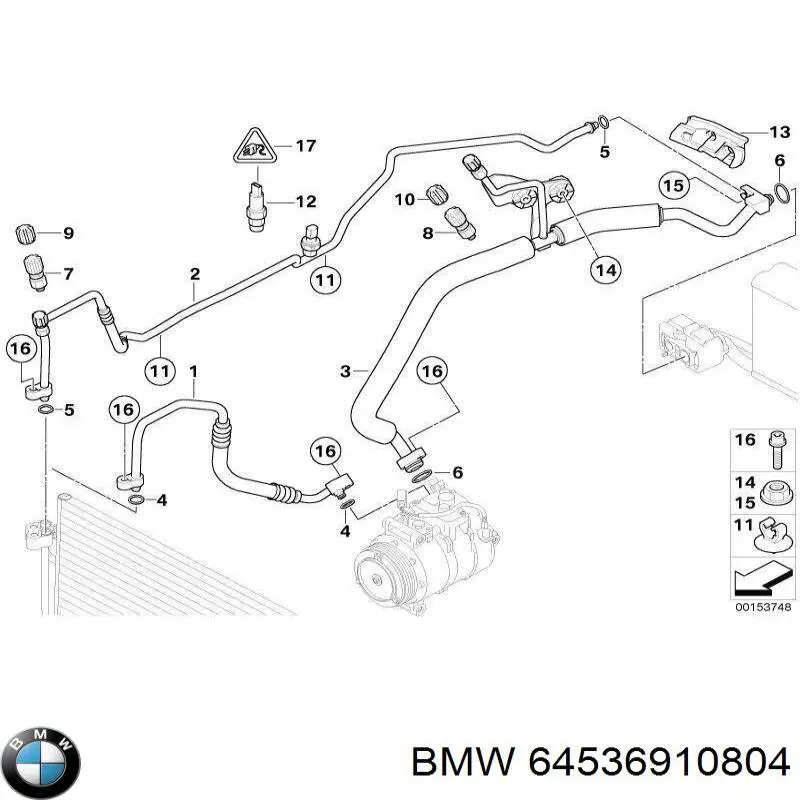  64536910804 BMW