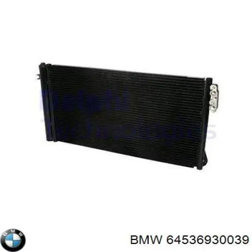 64536930039 BMW radiador de aparelho de ar condicionado
