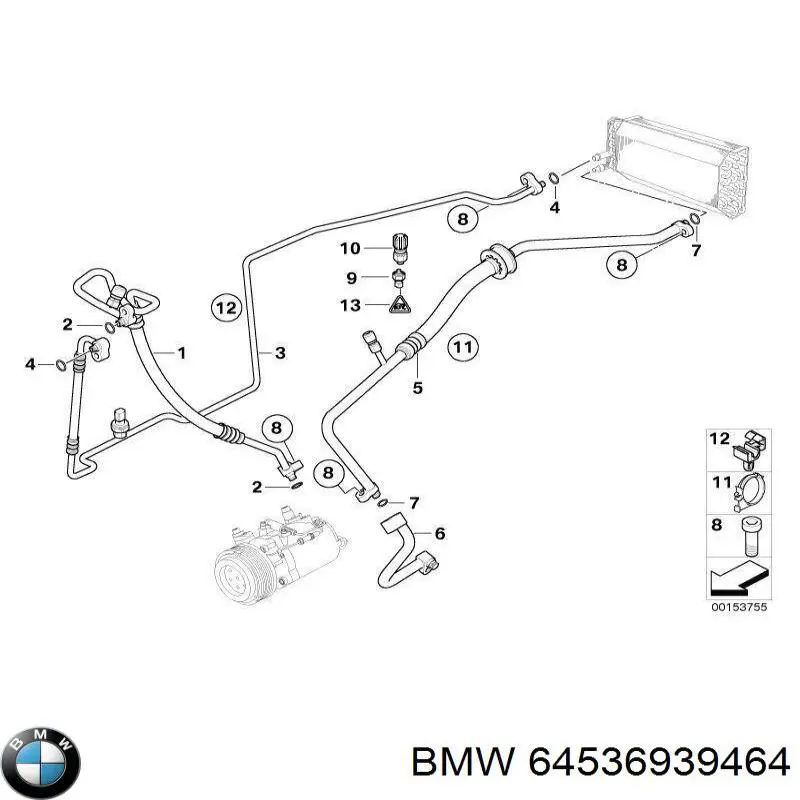  BMW 64536939464 цена, от 22.56 USD