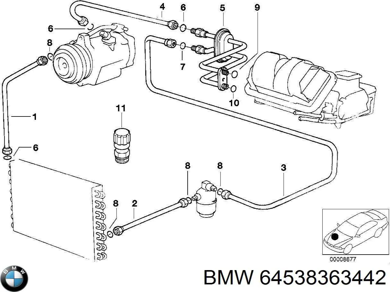 64538363442 BMW 