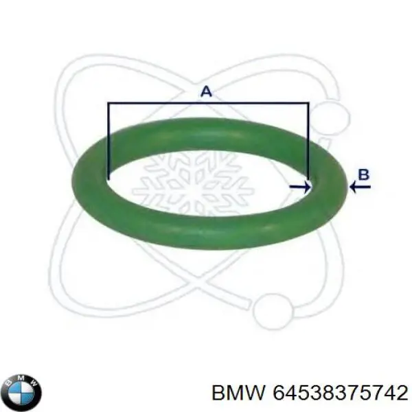 Кольца для трубок кондиционера BMW 64538375742 цена, от 4.28 USD