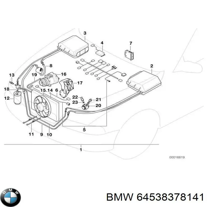  BMW 64538378141 цена, от 10.16 USD