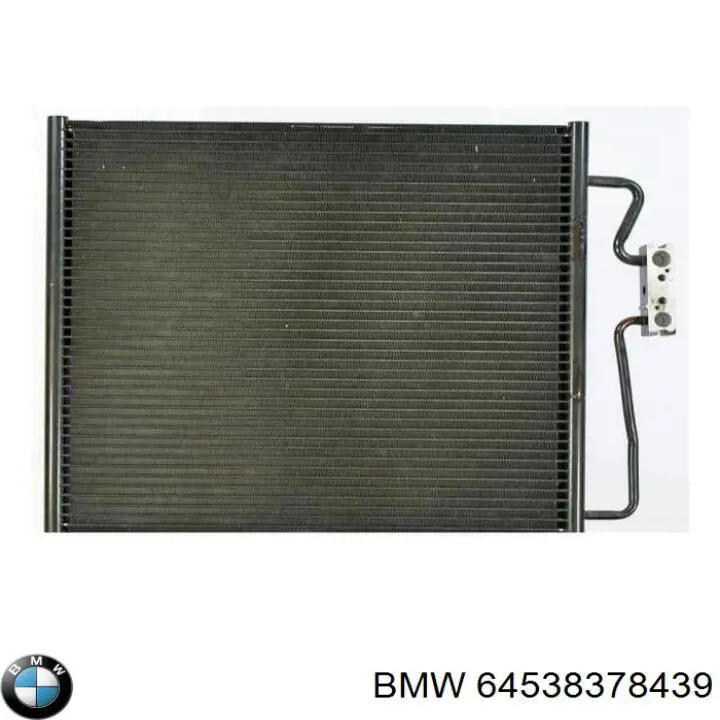 64538378439 BMW радиатор кондиционера