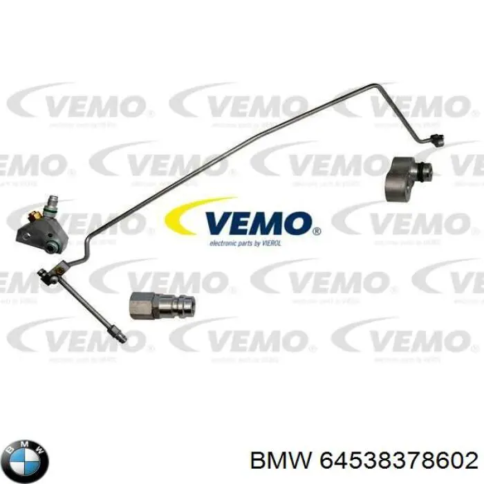 V20200006 Vemo Шланг кондиционера, от осушителя к испарителю