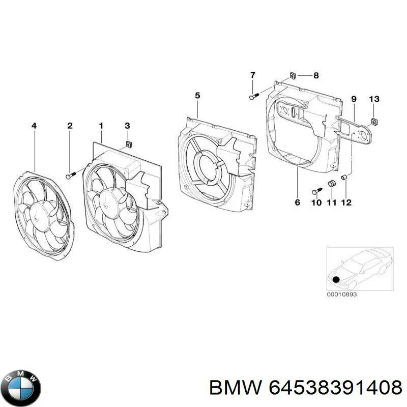  64538391408 BMW