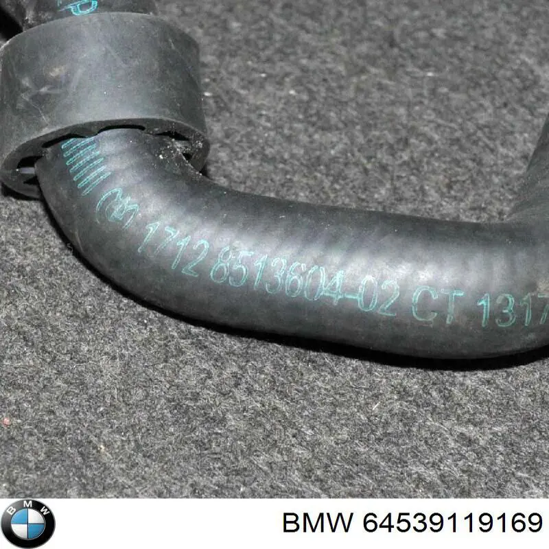 Купить 64539119169 BMW Трубопроводы и шланги системы охлаждения