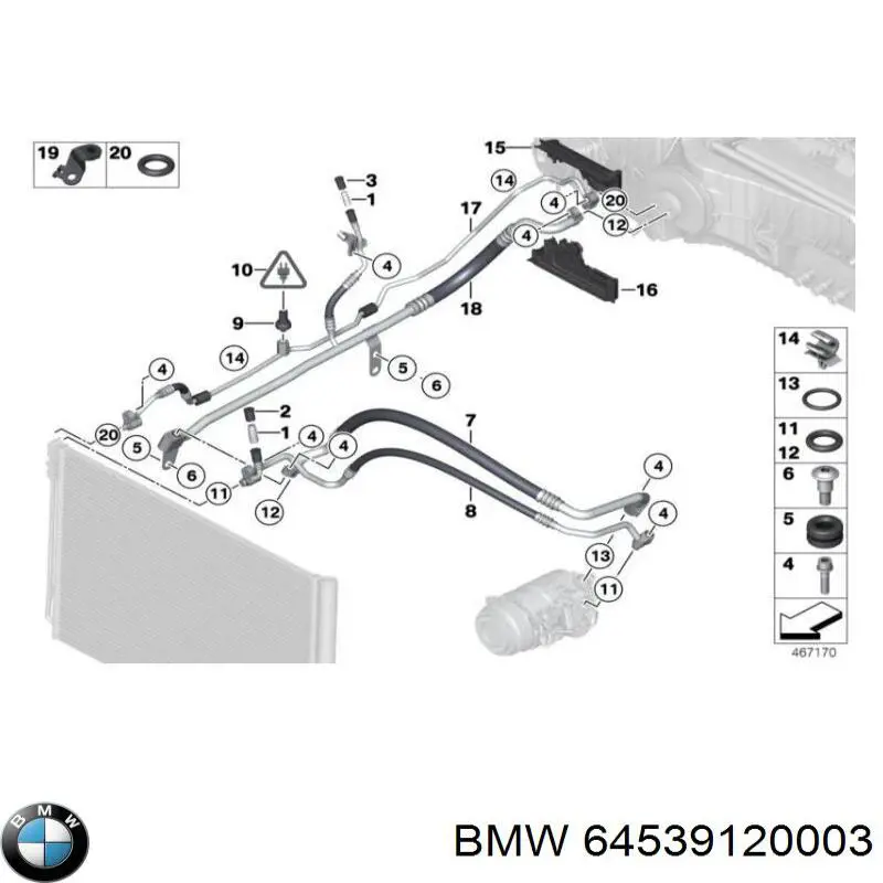  64539120003 BMW