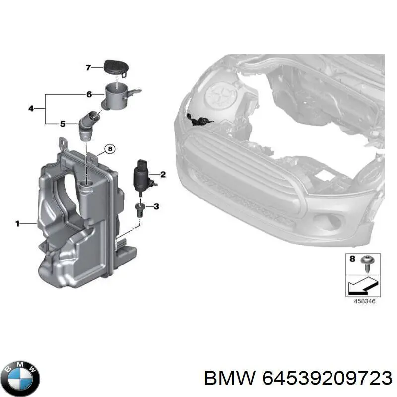 Шланг ГУР низкого давления, от бачка к насосу BMW 9209723 цена, от 25.34 USD