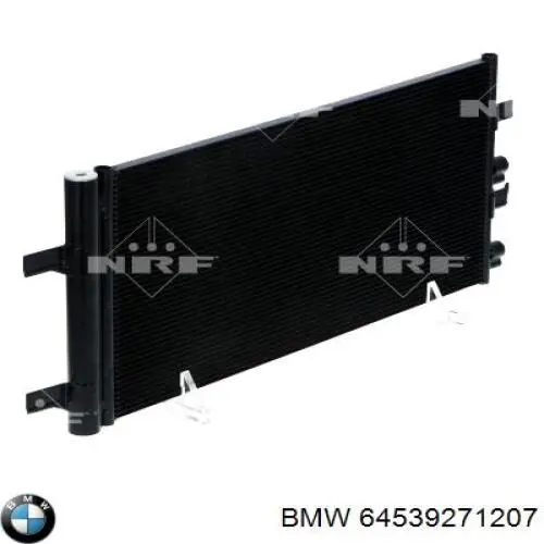64539271207 BMW Radiador de aparelho de ar condicionado
