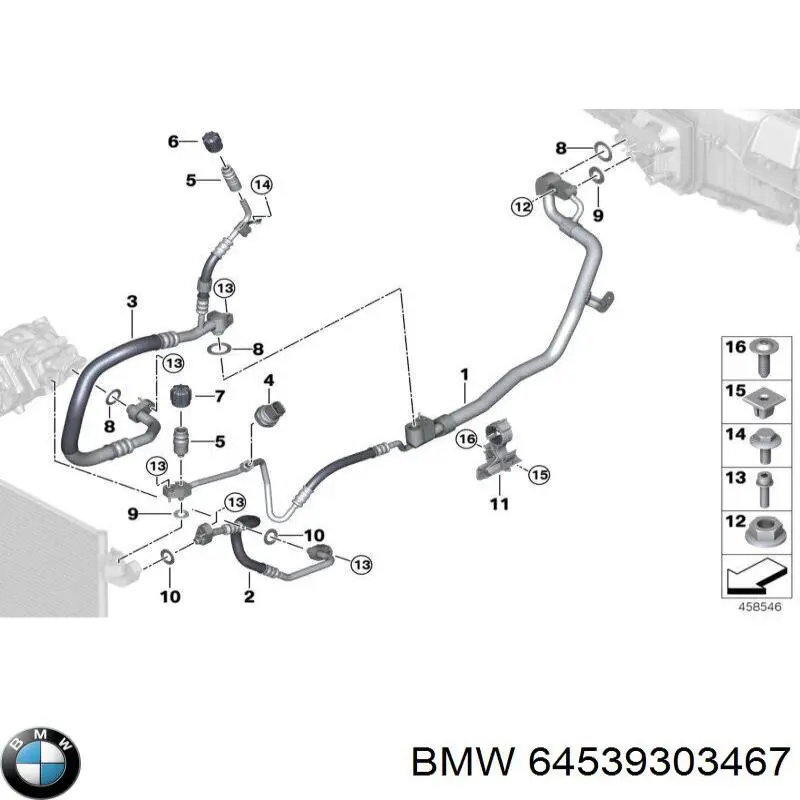 64539303467 BMW 