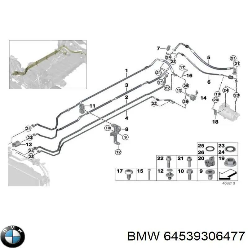 64539306477 BMW 