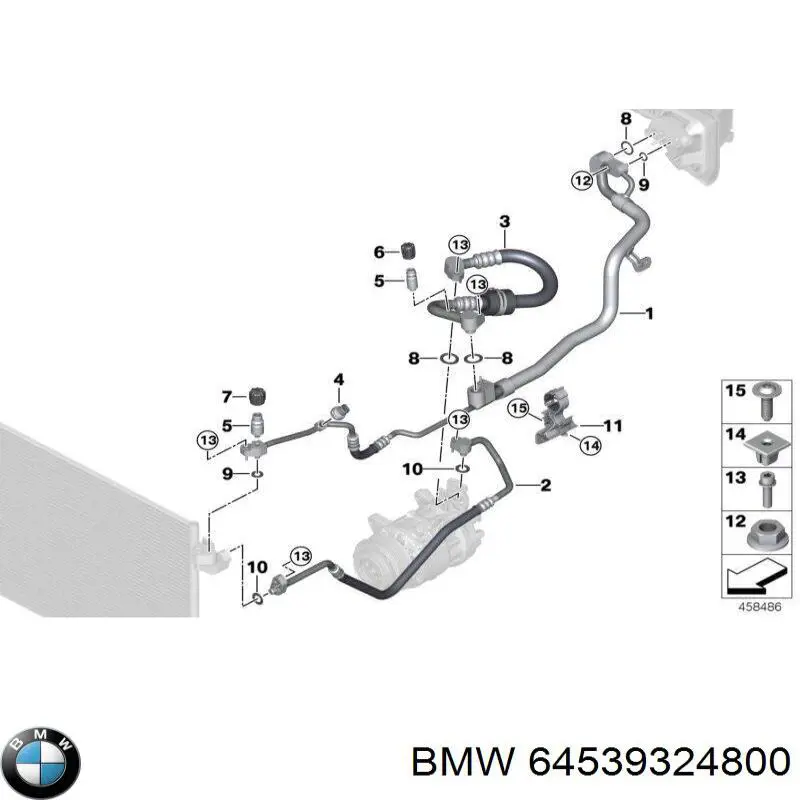  BMW 64539324800 цена, от 121.90 USD