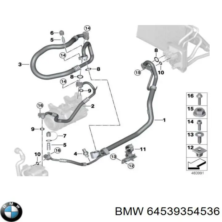  64539354536 BMW