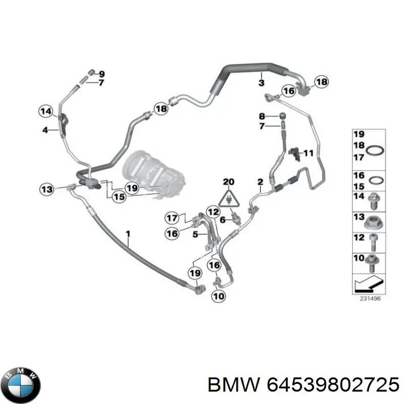  64539802725 BMW