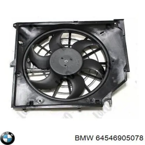 64546905078 BMW ventilador (roda de aletas do radiador de esfriamento)